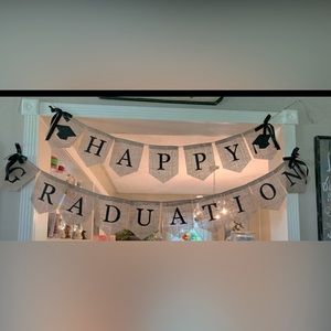 EUC Happy Graduation Banner Party Decor
